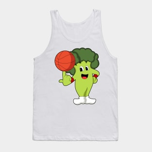 Broccoli at Basketball Sports Tank Top